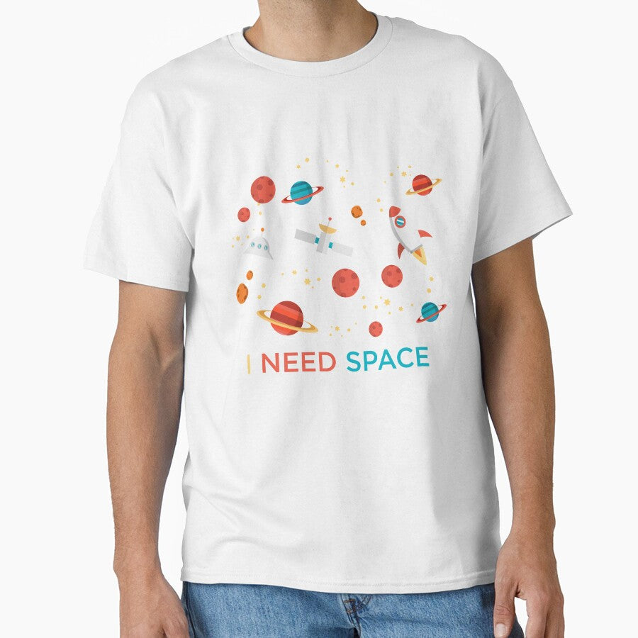 I Need Space Science Astronomy Funny Novelty by Bendthetrend Unisex , , , Long Sleeve Tee