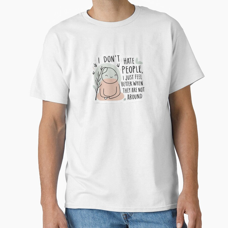 Introverts: Peaceful by Choice by cherryfoxy24 Unisex , , , Long Sleeve Tee