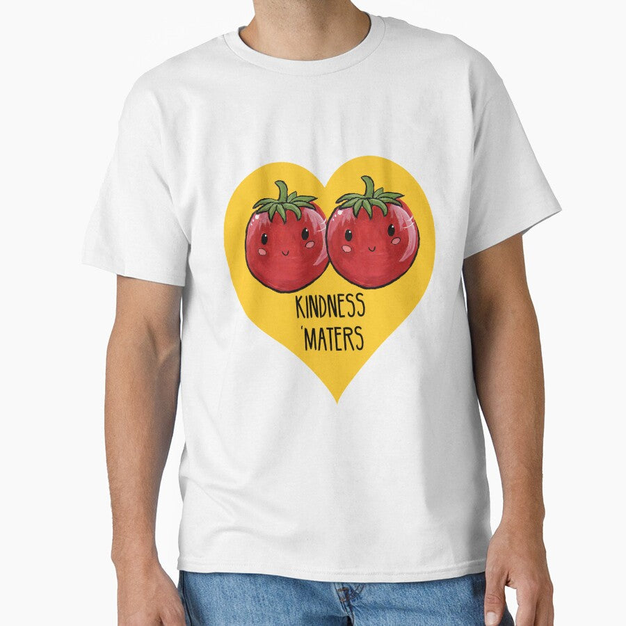 Kindness 'Maters - Tomato Food Pun by artsbycheri Unisex , , , Long Sleeve Tee