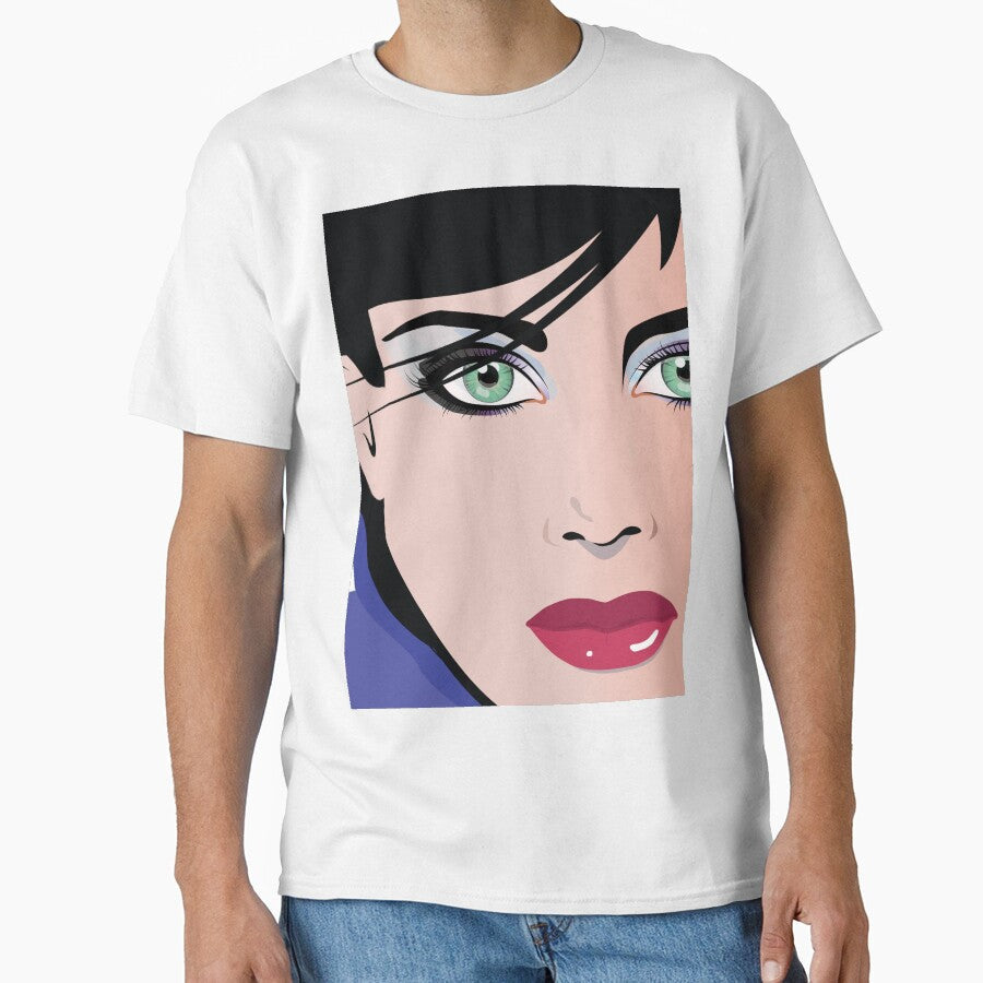 Pop Art Woman Beautiful Girl Bettina by Frank Schuster Unisex , , , Long Sleeve Tee