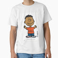 USA Postage stamp, Franklin Peanuts by Schulz Lightprint Studio Unisex , , , Long Sleeve Tee