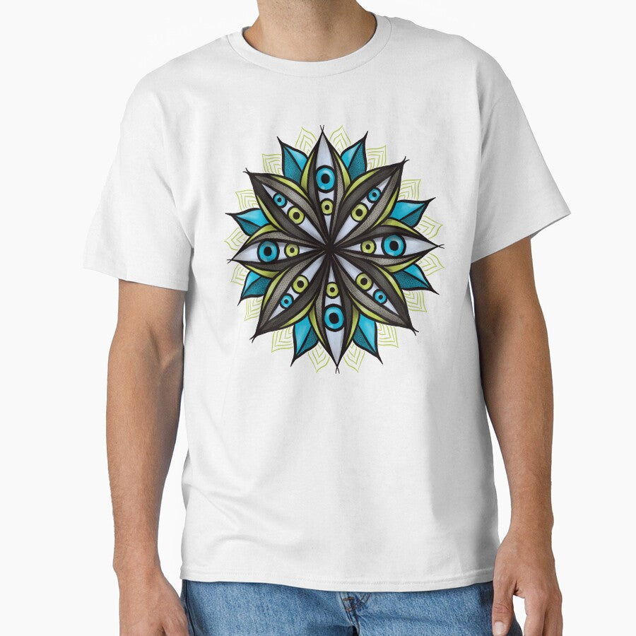 Gothic Flower With Eyes - Trippy Plant Horror Art by Boriana Giormova