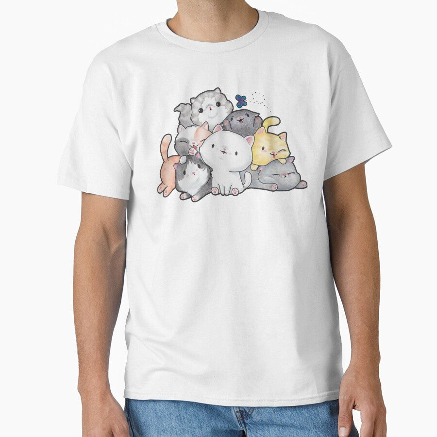 Pile of Kittehs by LyddieDoodles Unisex , , , Long Sleeve Tee