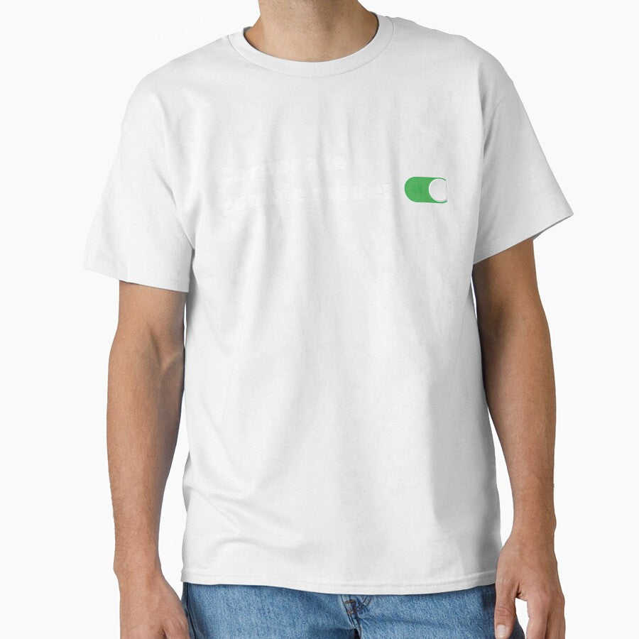 Corporate Zombie Mode: ON – Funny Office Burnout Toggle Switch Meme by sweetdrawsart Unisex , , , Long Sleeve Tee