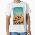 Dubai Vintage Travel Poster by TravelerRat Unisex , , , Long Sleeve Tee