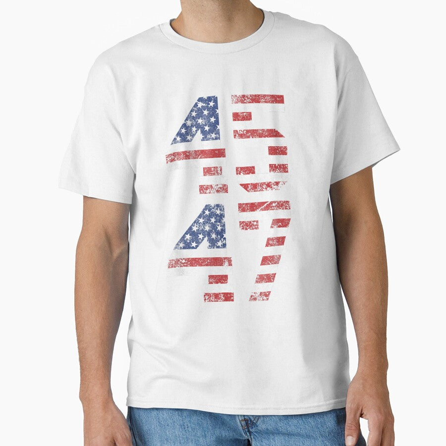 Trump 2024 Vintage - Classic Fit, Crew Neck, Black Adult by FunnyHumorTees Unisex , , , Long Sleeve Tee