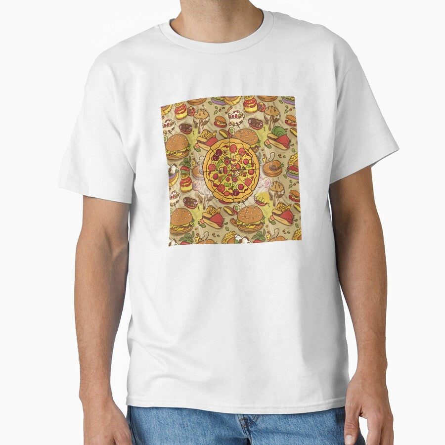 Fast Food cheat day by R3FDesign Unisex , , , Long Sleeve Tee