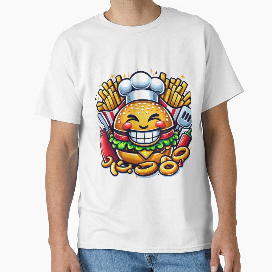 Cheerful Cheeseburgers Unleashed by maheart83 Unisex , , , Long Sleeve Tee