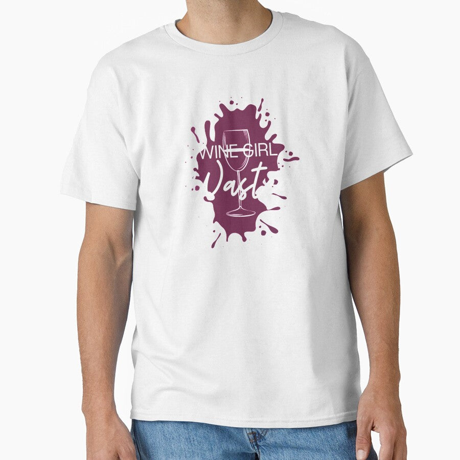 Wine Girl Wasted by Vivoh12 Unisex , , , Long Sleeve Tee