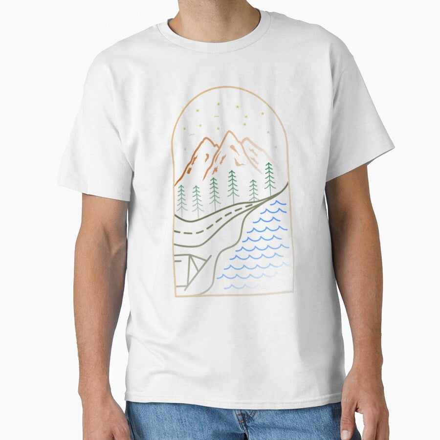 Stylish Travel And Outdoor Design by itqpwftnh16 Unisex , , , Long Sleeve Tee