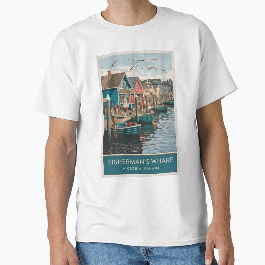 Victoria Vintage Travel Poster by TravelerRat Unisex , , , Long Sleeve Tee