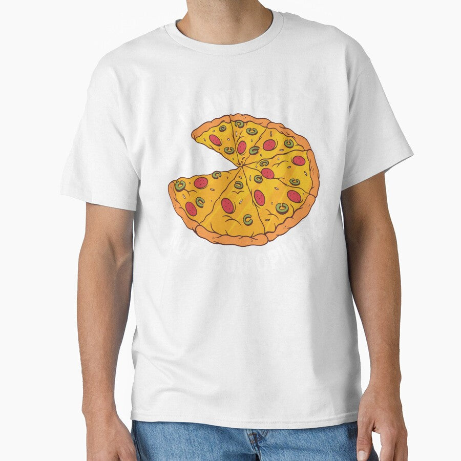 I Want Pizza Not Your Opinion by OnepixArt Unisex , , , Long Sleeve Tee