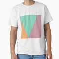 NORDIC Color Blocks Green Pink Orange by Delinda Graphic Studio