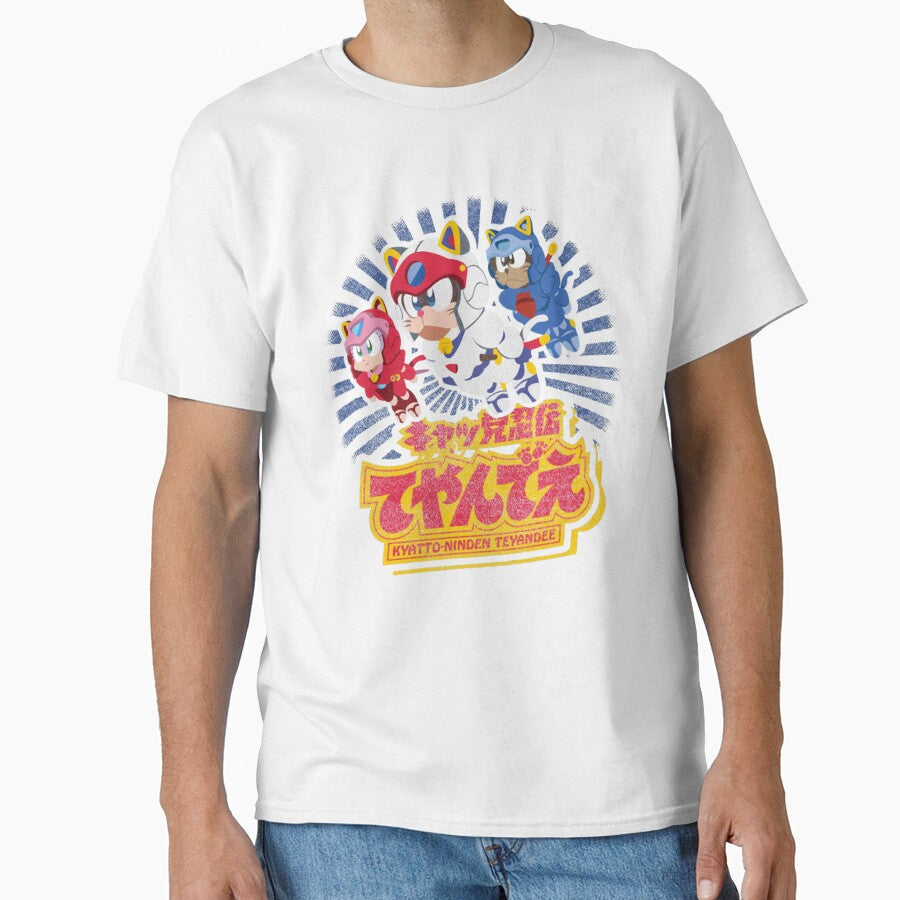 Samurai Pizza Cats by AXIIIULM Unisex , , , Long Sleeve Tee