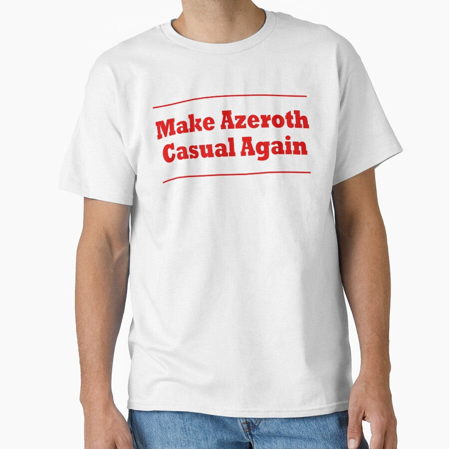 Make Azeroth Casual Again by casualcoo Unisex , , , Long Sleeve Tee