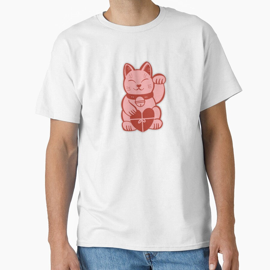 Kawaii Lucky Fortune Cat by artyoakes Unisex , , , Long Sleeve Tee