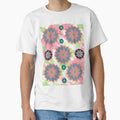 multi-roses tie dye cotton by Great-nightmare Unisex , , , Long Sleeve Tee