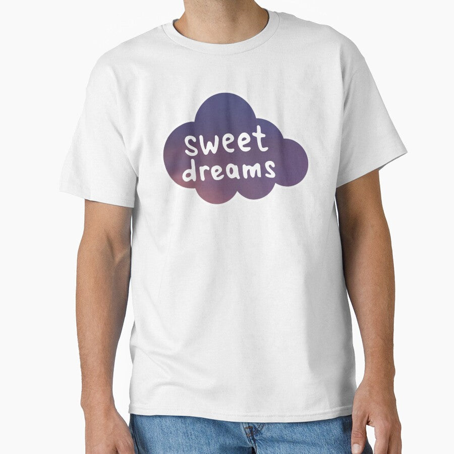 Sweet Dreams Purple Clouds Evening Sky by nnprintdesign Unisex , , , Long Sleeve Tee