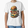 Burger Pizza Meal by donpakundo19 Unisex , , , Long Sleeve Tee