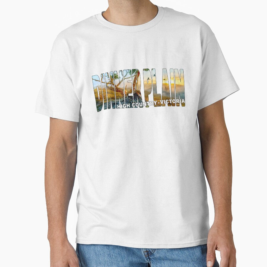 DINNER PLAIN High Country Victoria - Mount Hotham Snow Gum Sunrise by Adam Gormley Unisex , , , Long Sleeve Tee