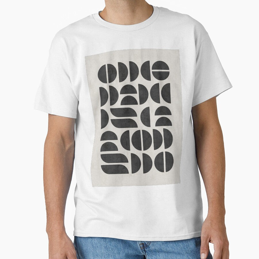 Half Circle Glyphs 01 - Minimal, Abstract - Mid Century Modern Art Half Circle Glyphs 01 - Minimal, Abstract - Mid Century Modern Art by Studio Grafiikka