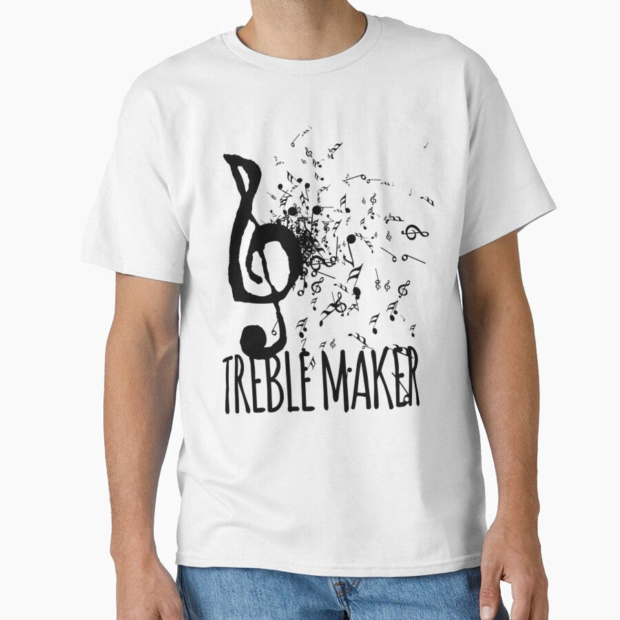 Treble Maker Music Pun by fickelellrunp Unisex , , , Long Sleeve Tee
