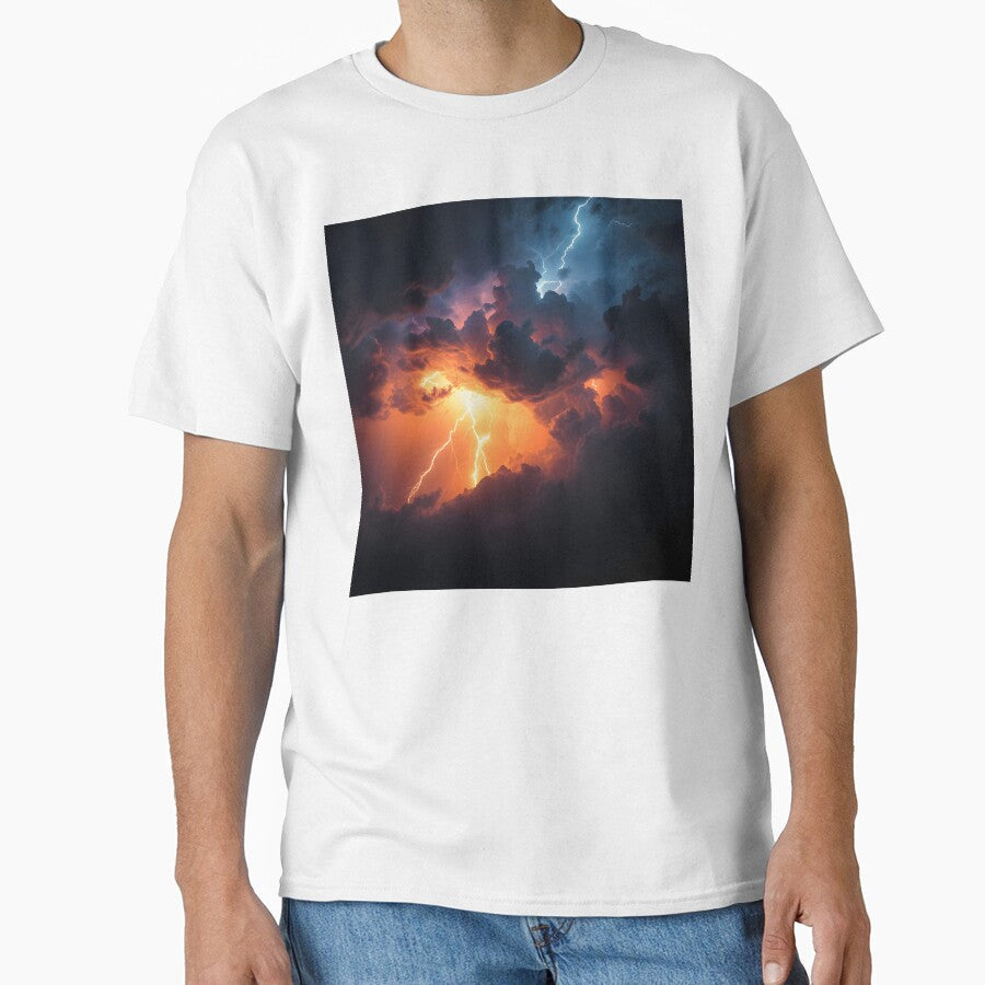 Lightning 3 by HebaRK Studio Unisex , , , Long Sleeve Tee