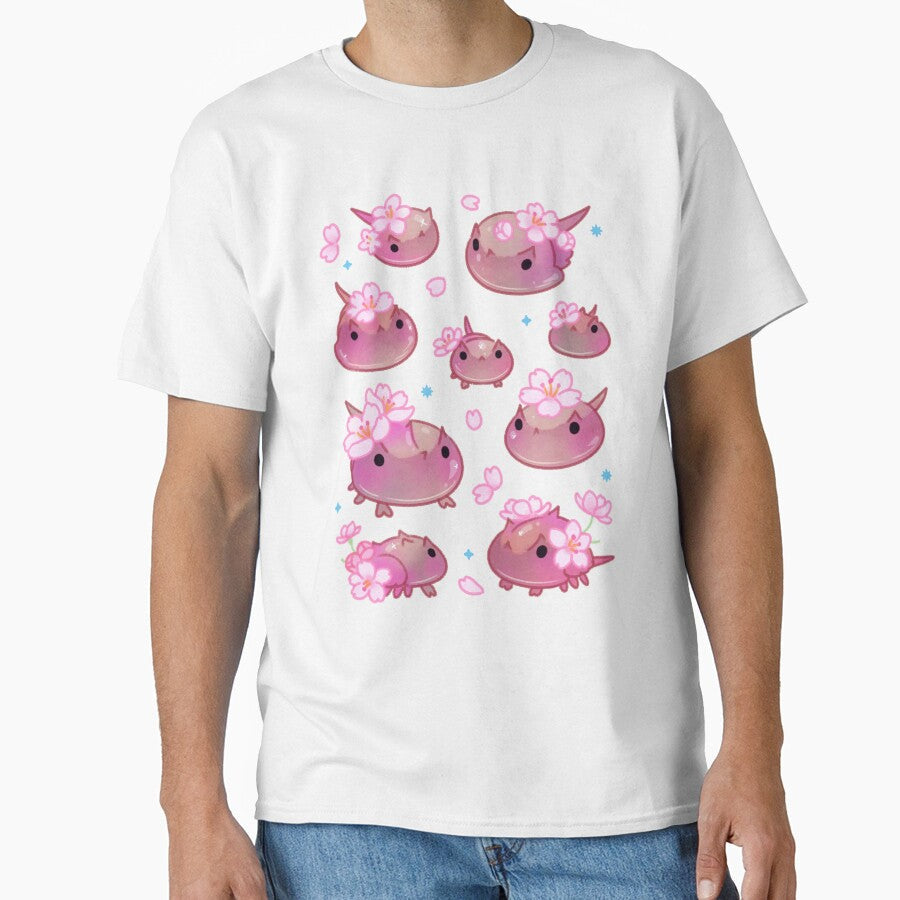 Cherry blossom horseshoe crab by pikaole Unisex , , , Long Sleeve Tee