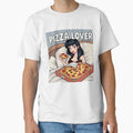 Pizza Lover Funny Pop Art by SaucyFoodTruck Unisex , , , Long Sleeve Tee