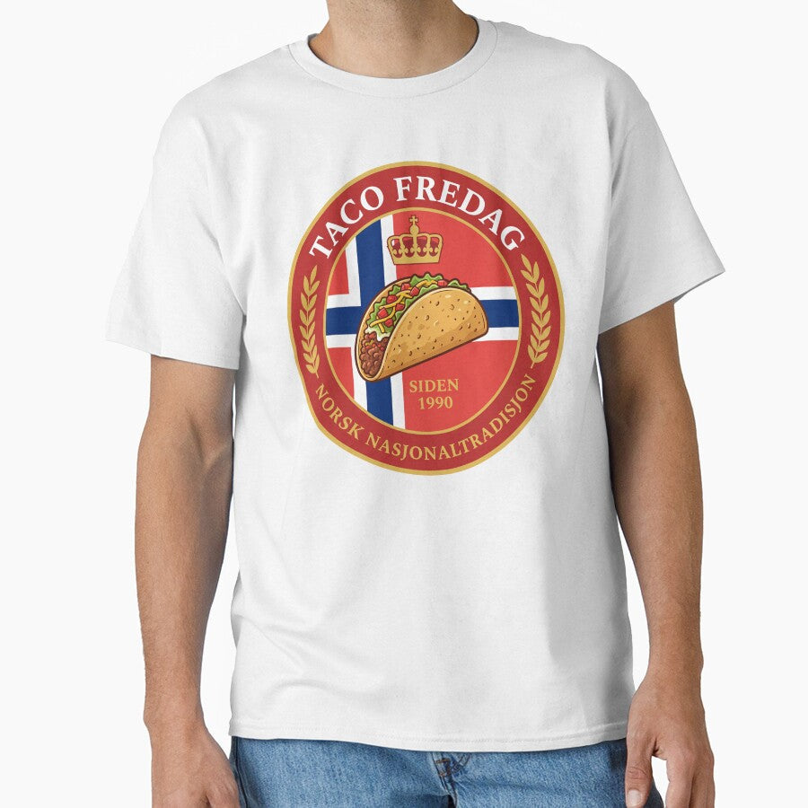Taco fredag – Norsk tradisjon siden 1990 by FunnyBusy-ness Unisex , , , Long Sleeve Tee