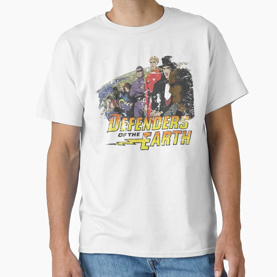 Defenders Of the Earth - Colour by Tsudo Unisex , , , Long Sleeve Tee