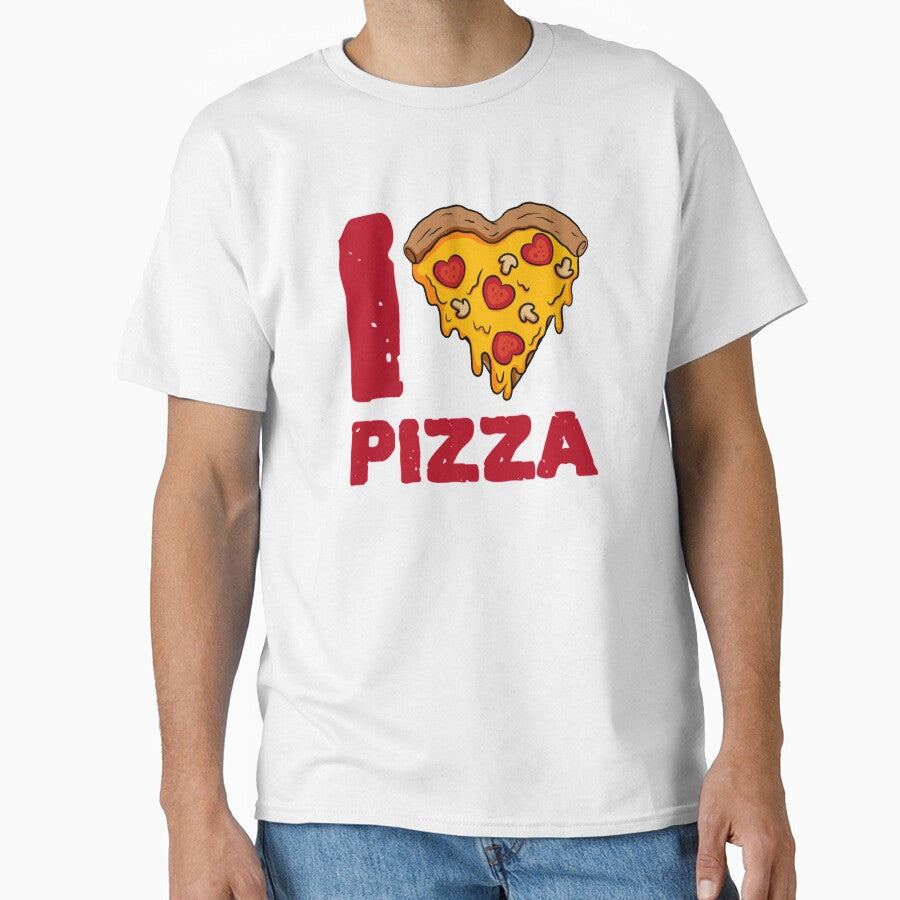 I Love Pizza - Pizza Day by ManiaTeec Unisex , , , Long Sleeve Tee
