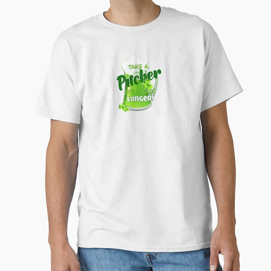 Take a Pitcher (on Black) by PawsitiveMum Unisex , , , Long Sleeve Tee