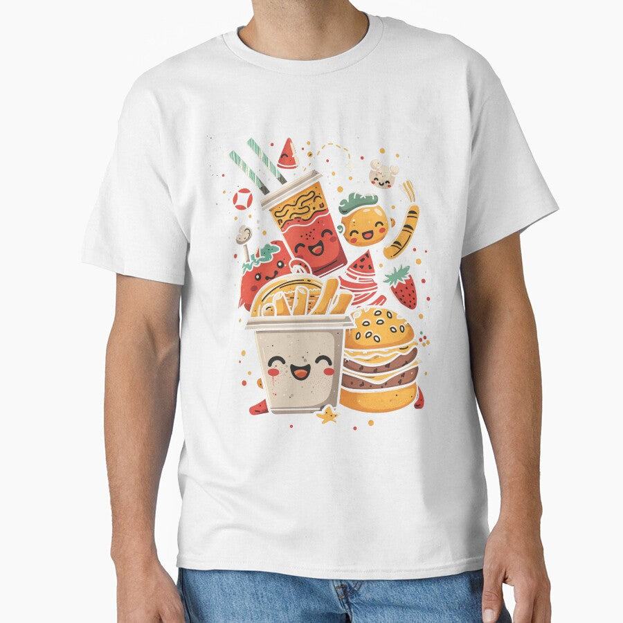 Kawai Burger by nomiraclehere Unisex , , , Long Sleeve Tee