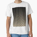 Black and Tan Triangle Wave Pattern Pairs DE 2022 Trending Color Bamboo Screen DE6193 by ColorOfTheYears