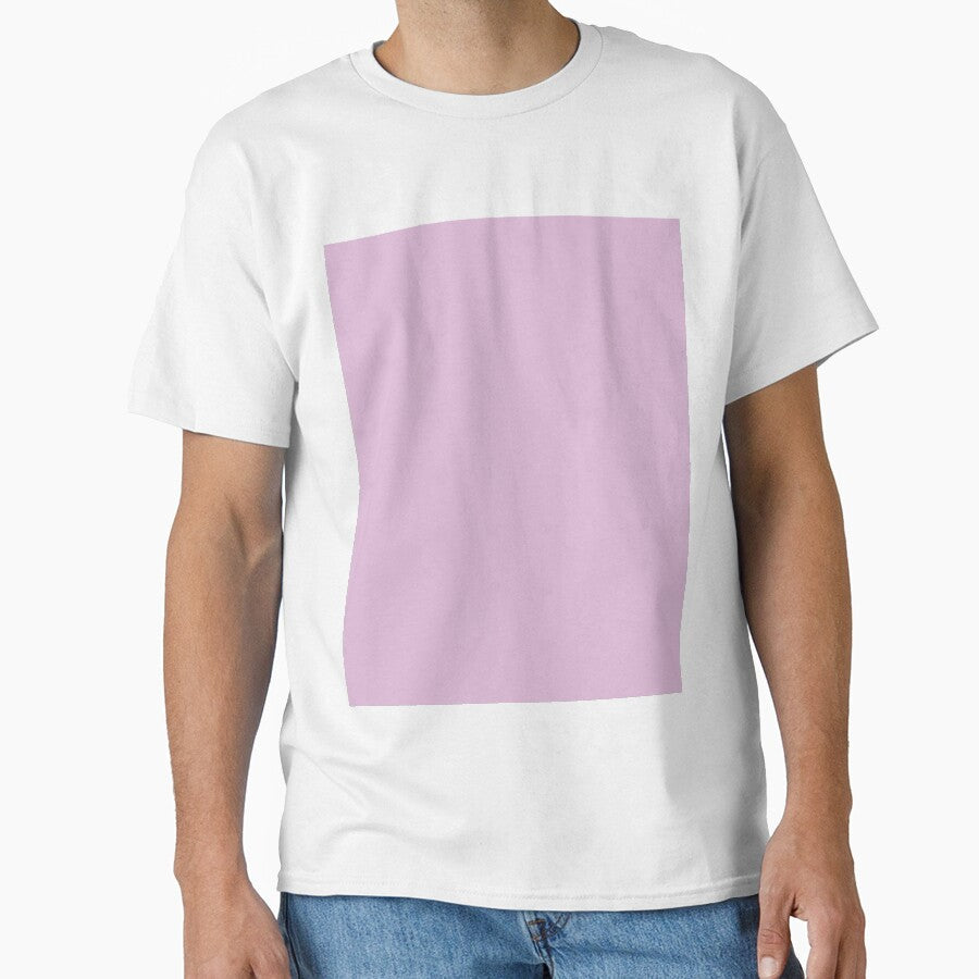 Plain Solid Color Chic Pink Medium Pink Pastel Pink by mimihuang creations Unisex , , , Long Sleeve Tee