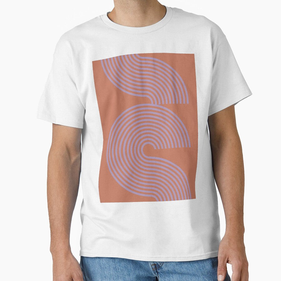 Terracotta Veri Peri Retro Line Art by Inogitna Designs