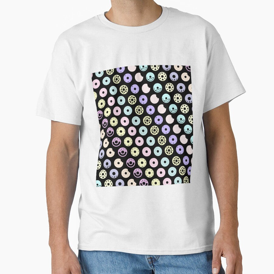 Donuts (Pastel) by bloodycritch Unisex , , , Long Sleeve Tee