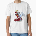 Graffiti Cartoon Spray Can Character Angel/Devil by Philip Branecki Unisex , , , Long Sleeve Tee