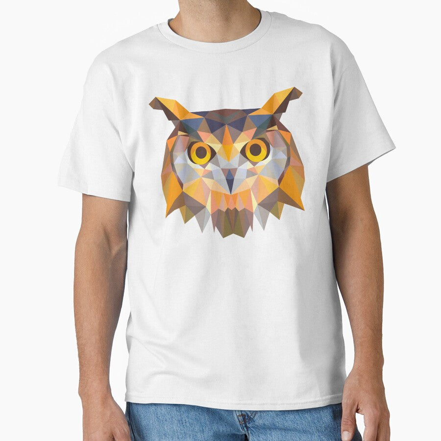 Owl Head Triangle by Fairyjam Unisex , , , Long Sleeve Tee