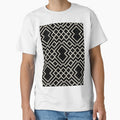 Black and Beige Modern Geometric Shape Pattern Pairs DE 2022 Trending Color Bay Salt DET642 by ColorOfTheYears