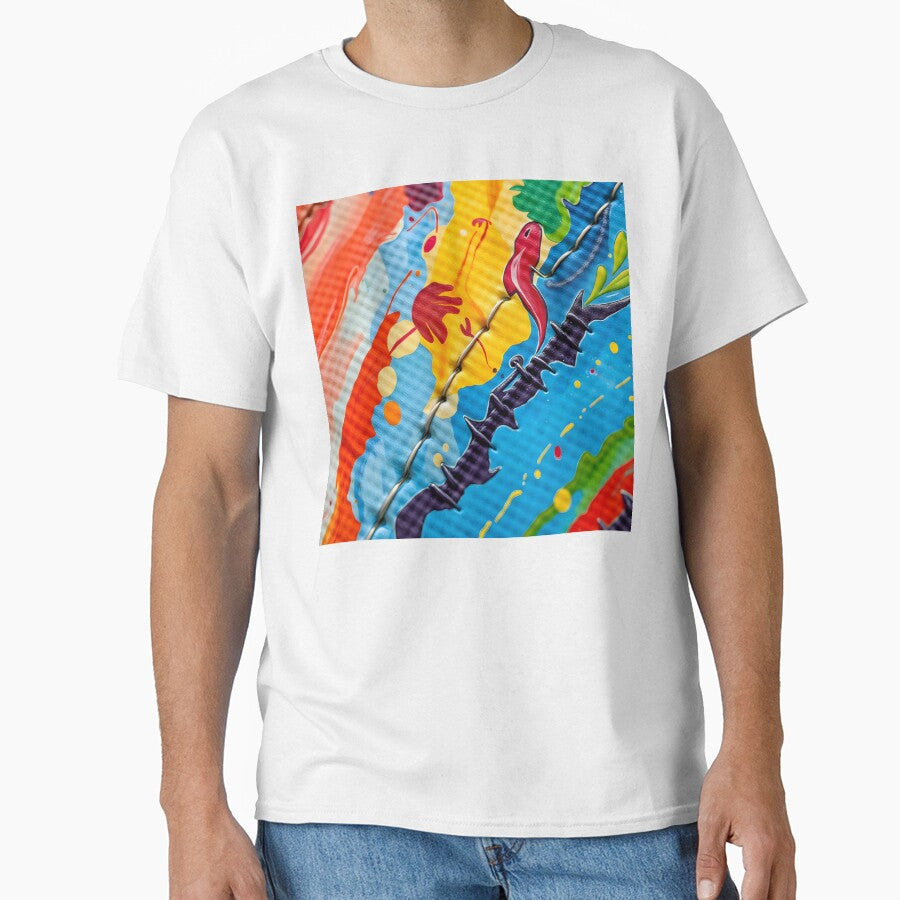 Color Spots 6 by HebaRK Studio Unisex , , , Long Sleeve Tee