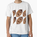 Geometric Stripes - Brown by monitdesign