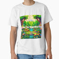 Pixel Nature Art by TrendyGalaxy Unisex , , , Long Sleeve Tee