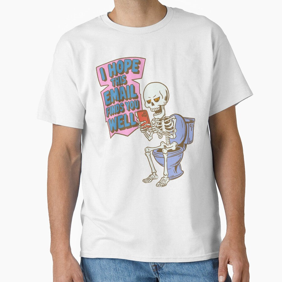 I hope this email finds you well by IHateDumplings Unisex , , , Long Sleeve Tee