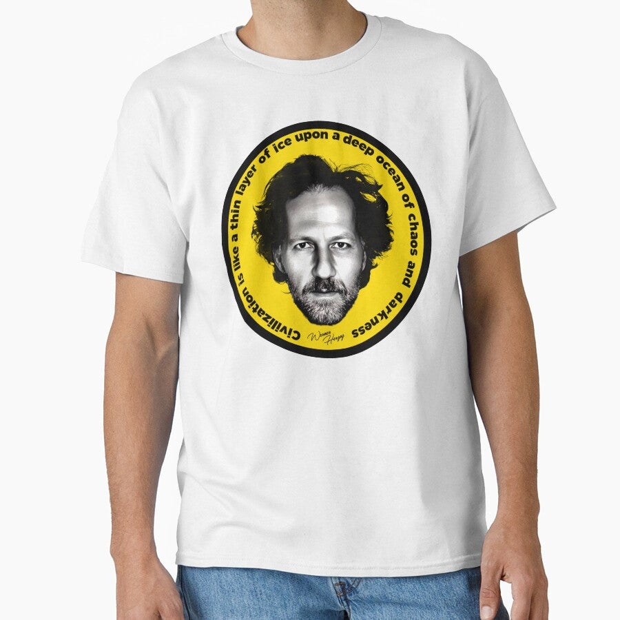 Werner Herzog 'Ocean of Chaos and Darkness' by ourkid Unisex , , , Long Sleeve Tee
