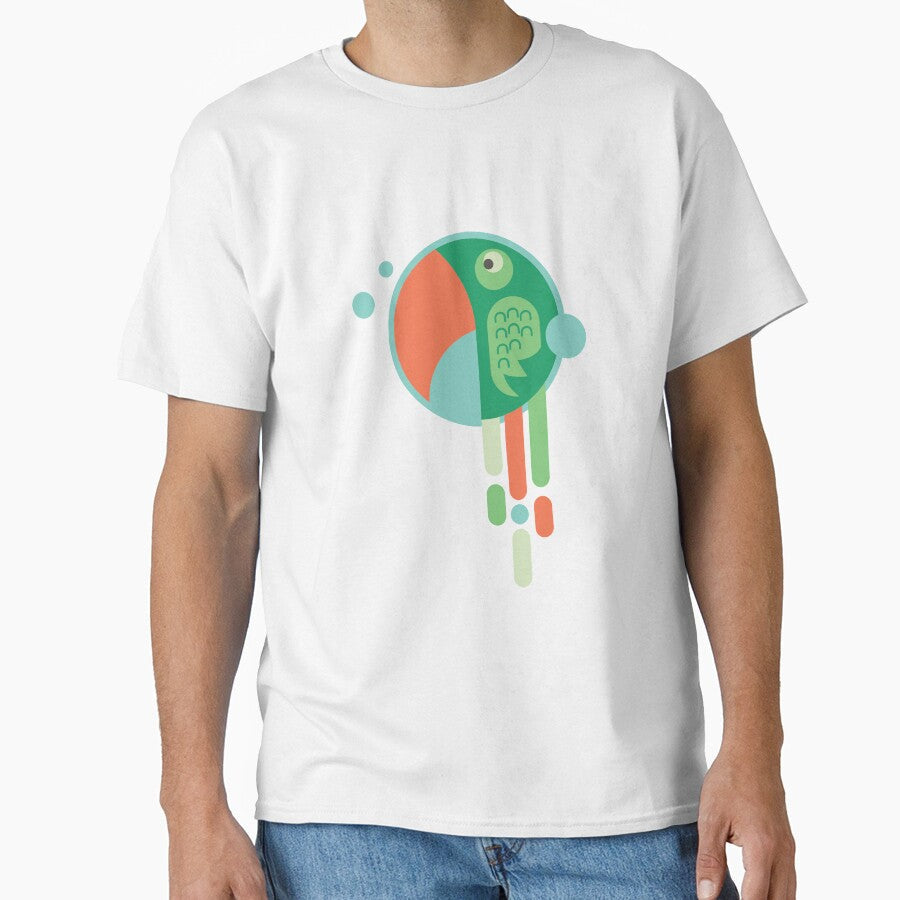 green parrot by maryam madah Unisex , , , Long Sleeve Tee