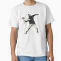 banksy flower thrower by martin max