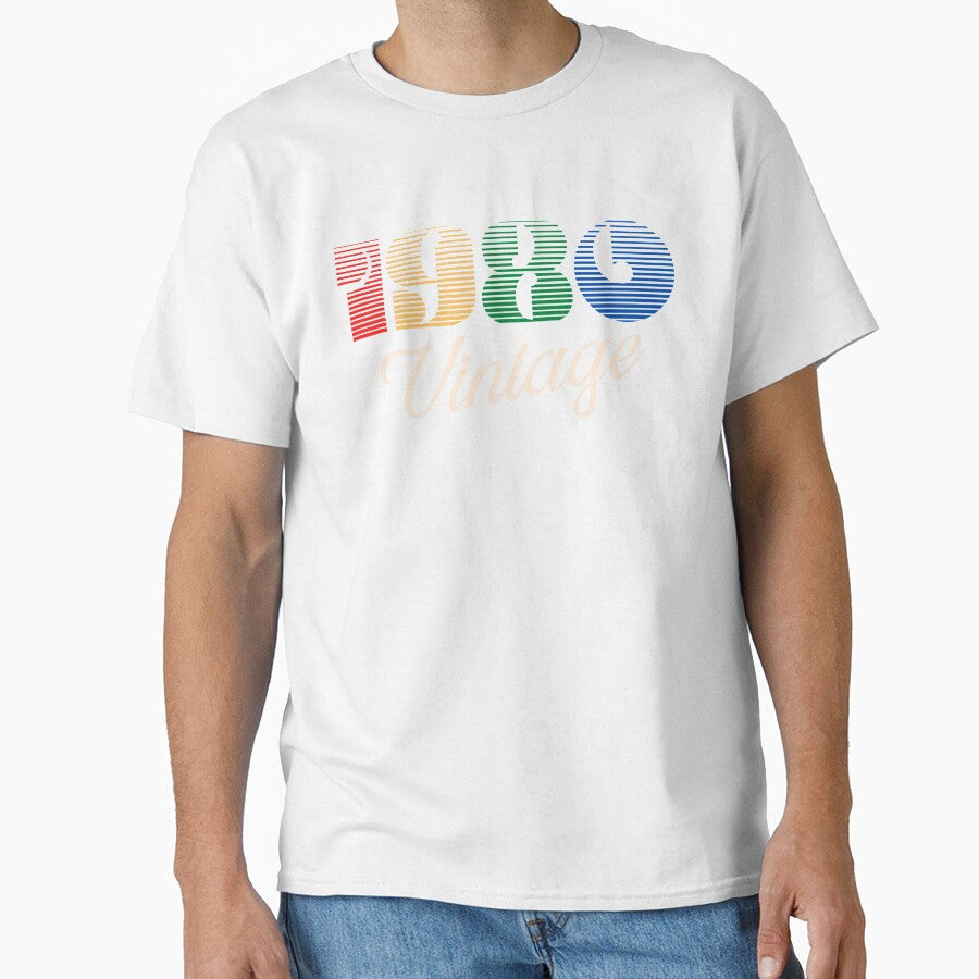 1980 Vintage by 2MdesignStore Unisex , , , Long Sleeve Tee