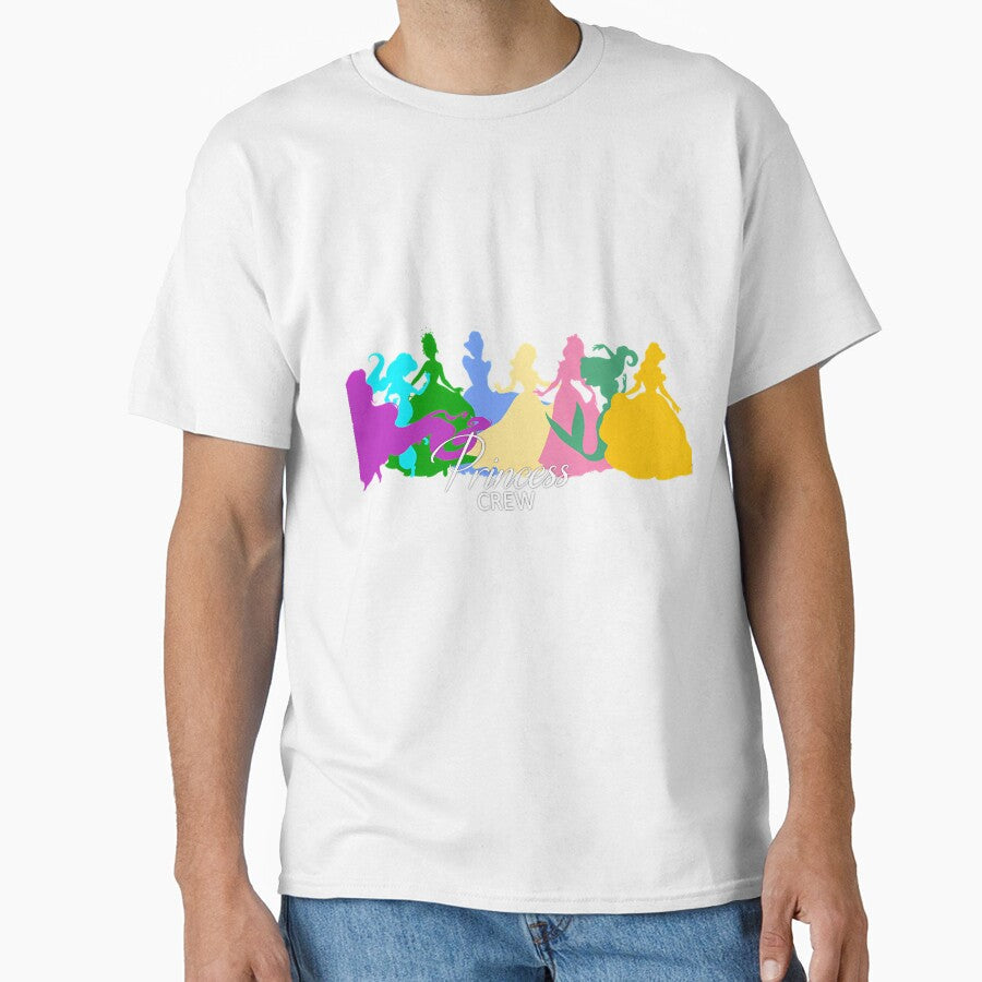 Princess Crew Fitted V-Neck by Tarinx Unisex , , , Long Sleeve Tee